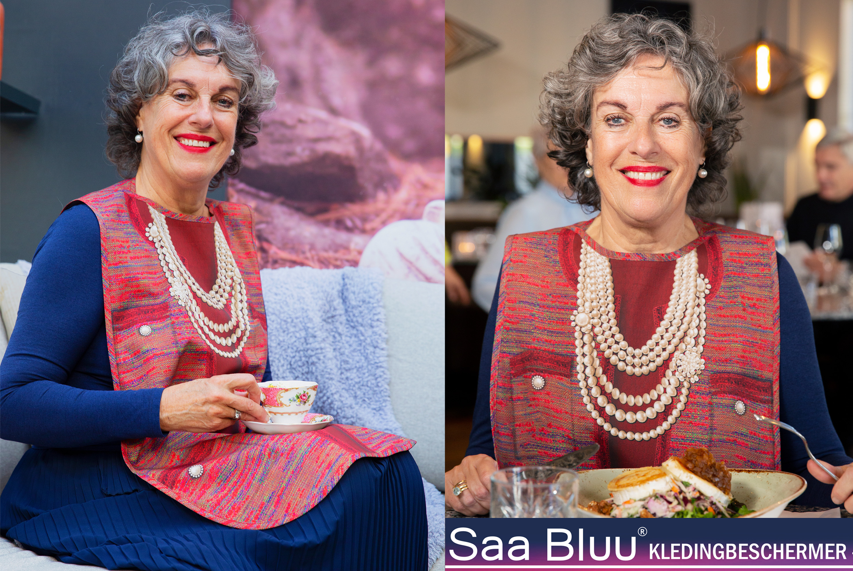 Menswaardige kledingbeschermers voor bewoners van zorginstellingen - Saa Bluu